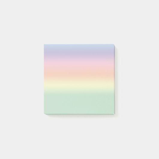 Notes du Pastel Rainbow Post-it (Devant)