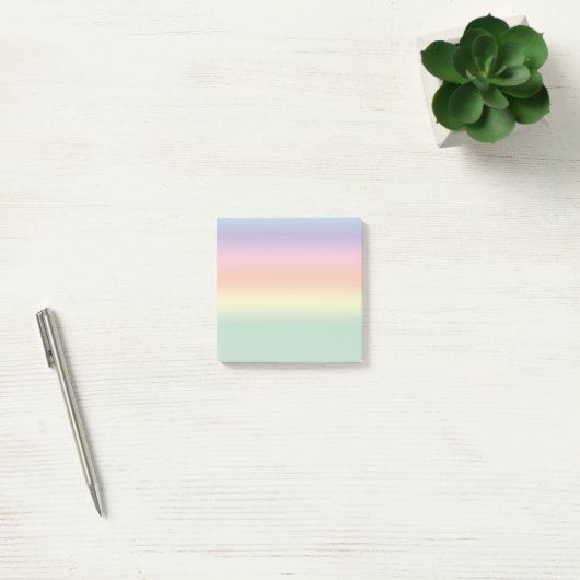Notes du Pastel Rainbow Post-it (Bureau)