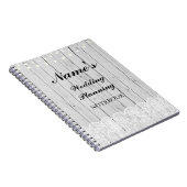 Notes en bois de dentelle de carnet de (Côté Droit)