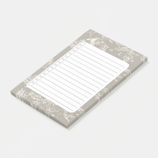 Notes florales 1 post-it® (Incliné)