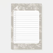 Notes florales 1 post-it® (Devant)