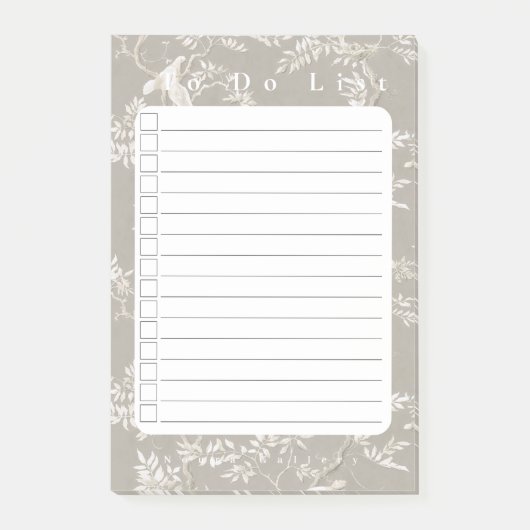 Notes florales 1 post-it® (Devant)