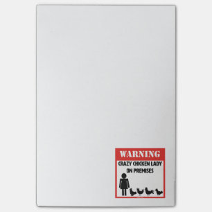 Notes folles de Madame post-it de poulet