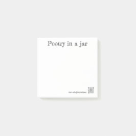 notes for Poetry in a Jar