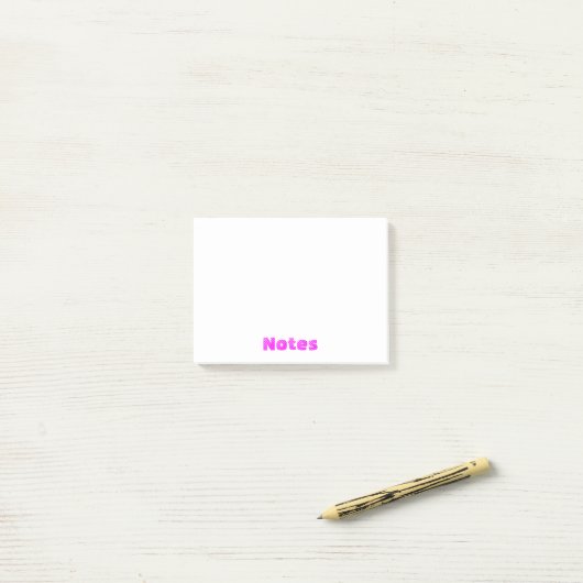 Notes Fuchsia Post-It (Sur un bureau)