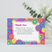 Notes hippies heureuses de Merci de flower power (Debout devant)