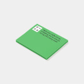 Notes humoristiques sur les mathématiques post-it (Incliné)