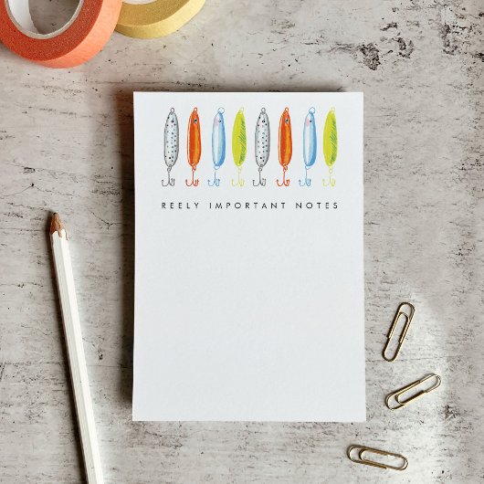 Notes importantes Pêche Bait Post-it Notes