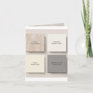 Notes Inspirantes Minimalistes Moderne De