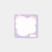 notes lilas collantes post-it (Devant)