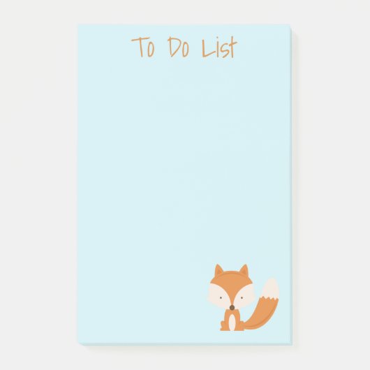 Notes Little Fox Post-it® (Devant)