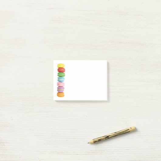 Notes Macarons Post-it® (Sur un bureau)