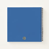 Notes Mandala-kleurencarnet Gold en leder-patroon Notitieboek (Achterkant)