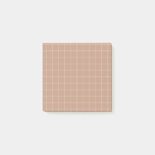 Notes minimalistes de grille Post-it® dans les ton