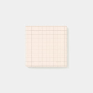 Notes minimalistes de grille Post-it® dans les ton