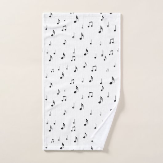 Notes musicales (Serviette à main)