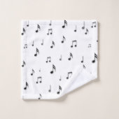 Notes musicales (Gant de toilette)