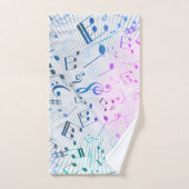 Notes musicales (Serviette à main)