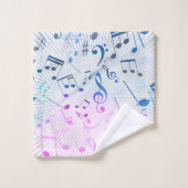 Notes musicales (Gant de toilette)