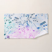 Notes musicales (Serviette à main)
