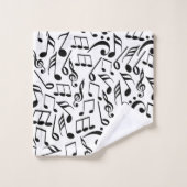 Notes musicales (Gant de toilette)