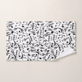Notes musicales (Serviette à main)