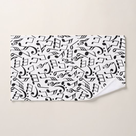 Notes musicales (Serviette à main)
