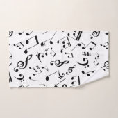 Notes musicales 3 (Serviette à main)