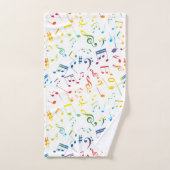 Notes musicales 4 (Serviette à main)