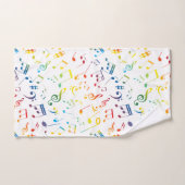 Notes musicales 4 (Serviette à main)