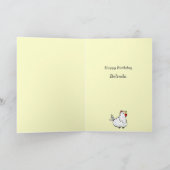 Notes musicales Carte d'anniversaire de Personnali (Intérieur)