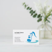 Notes musicales Cartes de visite (Debout devant)