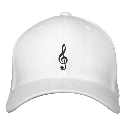 Notes musicales Casquette brodé (Devant)