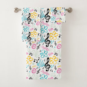 Notes musicales Clef Treble 90s Style Musician Gif
