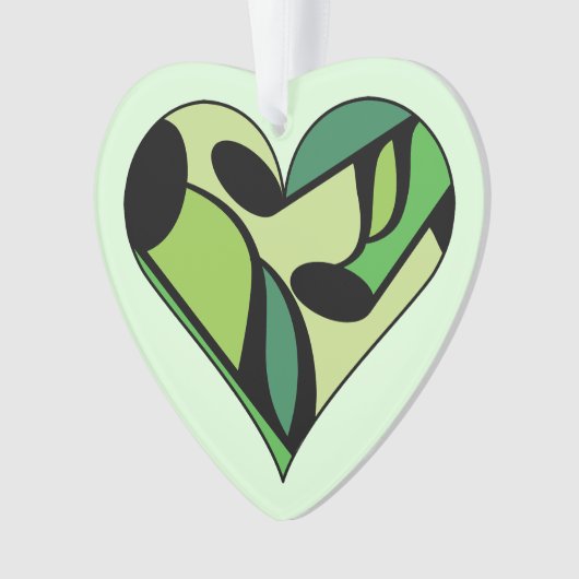 Notes musicales Coeur (devant)