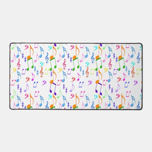 Notes musicales colorées (Recto)