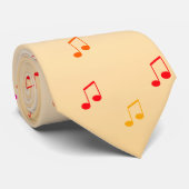 Notes Musicales Colorées : Cravate (Roulé)