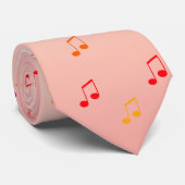 Notes musicales colorées : cravate / Cravate (Roulé)