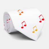 Notes musicales colorées : cravate / Cravate (Roulé)