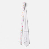 Notes musicales colorées : cravate / Cravate (Dos)