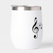 Notes musicales Conception de note Température Vin (Droite)