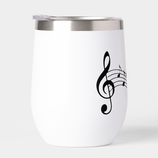 Notes musicales Conception de note Température Vin (Droite)