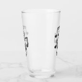 Notes musicales Coupe de verre Parties scintillant (Gauche)