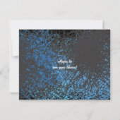 NOTES MUSICALES CRAZY Bar Mitzvah Invitation Répon (Dos)