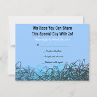 NOTES MUSICALES CRAZY Bar Mitzvah Invitation Répon