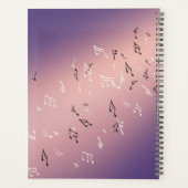 Notes musicales dans la lavande lune (Dos)