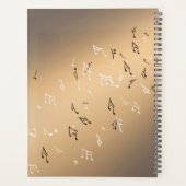 Notes musicales dans l'or lunaire (Dos)