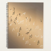 Notes musicales dans l'or lunaire (Devant)