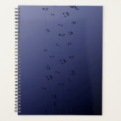 Notes musicales Dark Ombre Marine (Devant)
