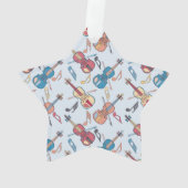 Notes musicales de violons à la ligne (dos)